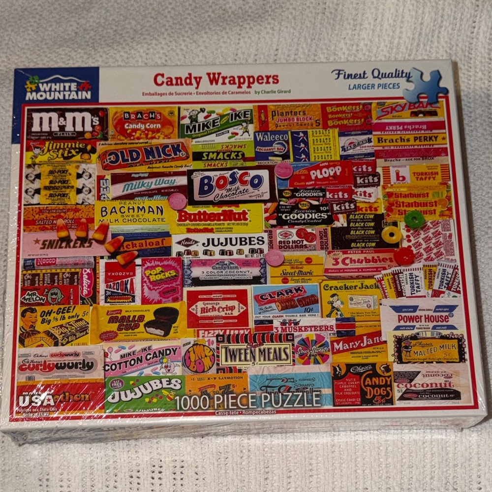 White Mountain Candy Wrappers Puzzle -‎ Colorful Fun